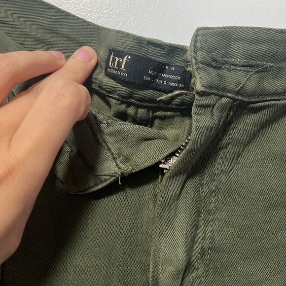 Zara green cargo pants - Picture 2 of 6